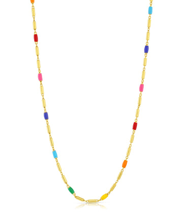 Baby Barrel Rainbow Enamel Chain