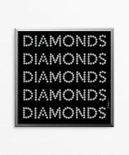 Diamond Series II on Black Watercolor Rendering printed on Paper
