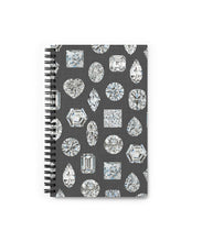 Diamond Shapes Spiral Notebook