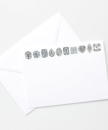 Diamond Shape Stationery