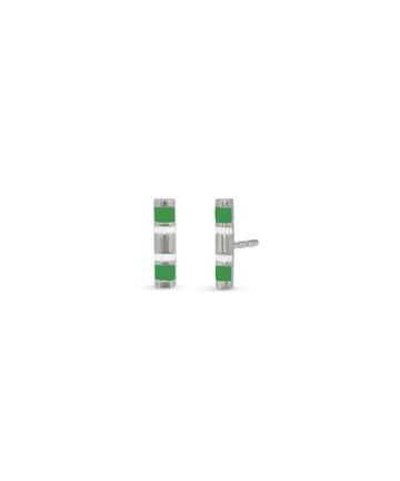 Half Round Enamel Bar Stud