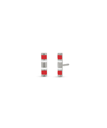 Half Round Enamel Bar Stud