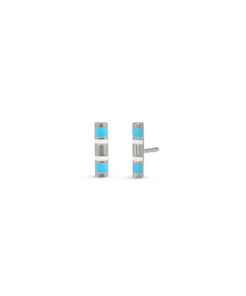 Half Round Enamel Bar Stud