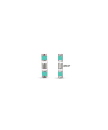 Half Round Enamel Bar Stud