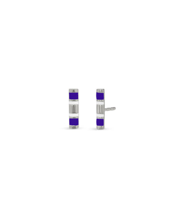 Half Round Enamel Bar Stud
