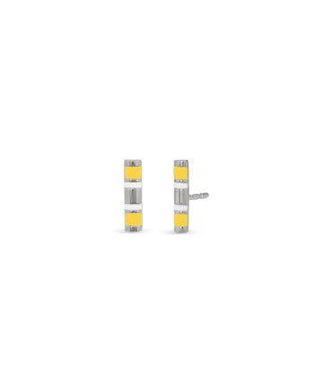 Half Round Enamel Bar Stud