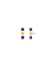 Half Round Enamel Bar Stud