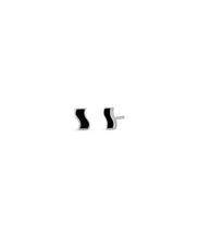 Small Enamel Ric Rac Stud