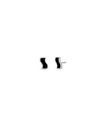 Small Enamel Ric Rac Stud