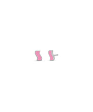 Small Enamel Ric Rac Stud