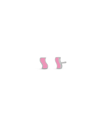 Small Enamel Ric Rac Stud