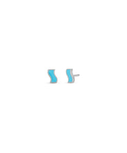 Small Enamel Ric Rac Stud