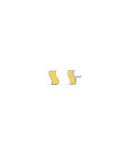 Small Enamel Ric Rac Stud
