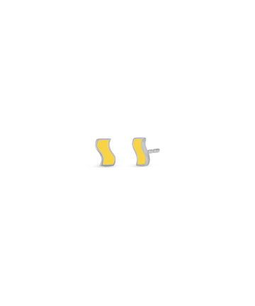 Small Enamel Ric Rac Stud