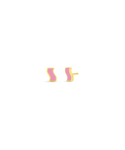 Small Enamel Ric Rac Stud