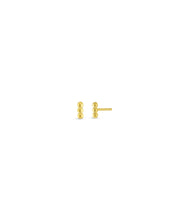 Triple Beaded Stud