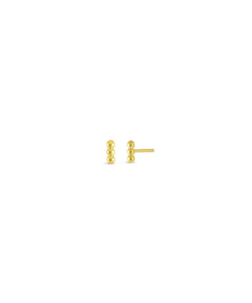 Triple Beaded Studs