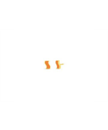Mini Enamel Ric Rac Stud