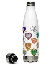 Jeweled Hearts Water Bottle