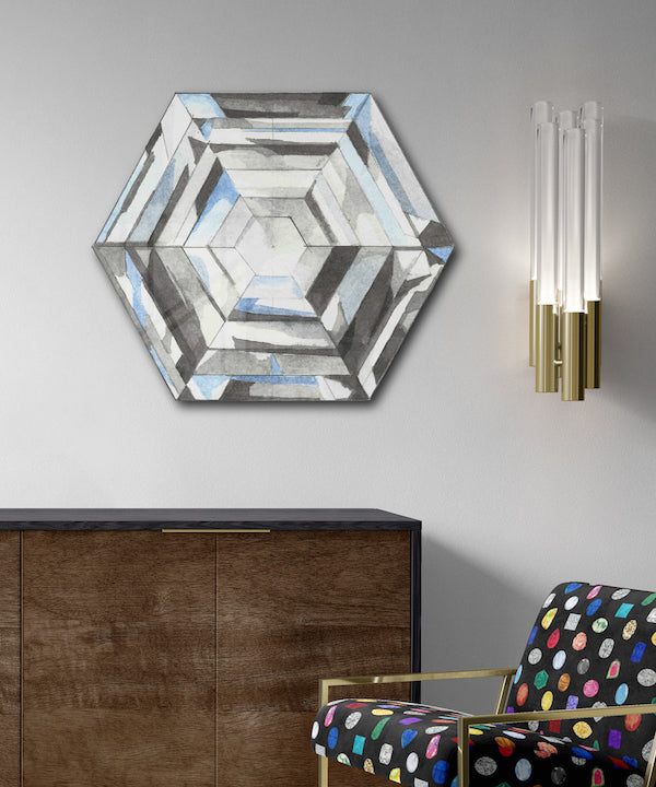 Hexagonal Diamond on Acrylic – Juler's Row