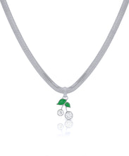 Zirconia Cherry Necklace