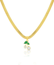 Zirconia Cherry Necklace
