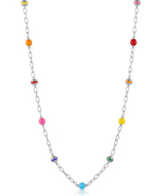 Beaded Enamel Layering Chain