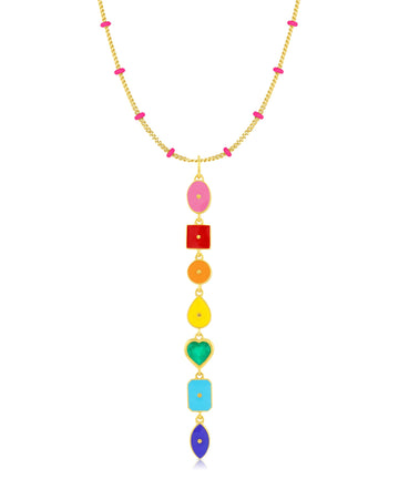 ROYGBV Shapes Pendant