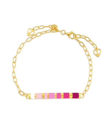 Enamel Bar Bracelet