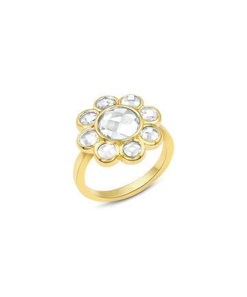 Topaz Cluster Ring