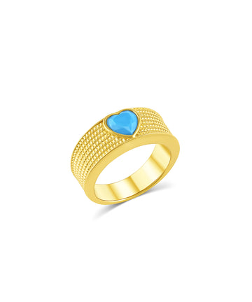 Turquoise Bezel Ring