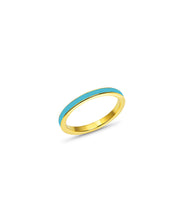 Straight Line Enamel Band