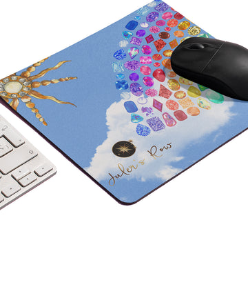 Gemstone Rainbow Mouse Pad