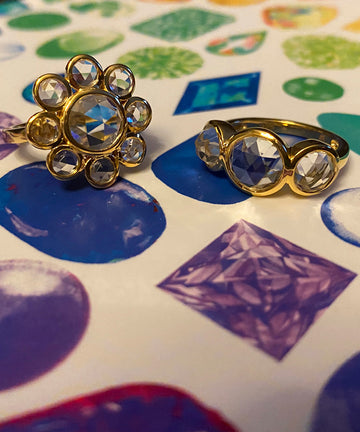 Topaz Three Stone Ring
