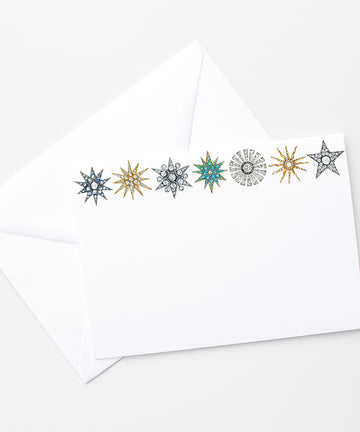 Star Brooches Stationery
