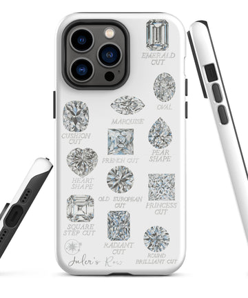 Diamond Shapes with Names Tough Phone Case