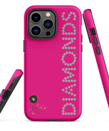 Diamonds on Pink Tough Phone Case