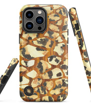 Giraffe Print with Dalmatian Jasper & Tigers Eye Tough Phone Case