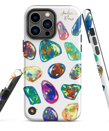 Opals with White Background Tough Phone Case